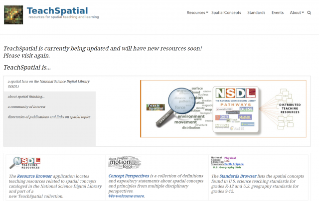 TeachSpatial website screenshot