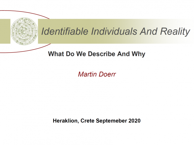ThinkSpatial: Martin Doerr